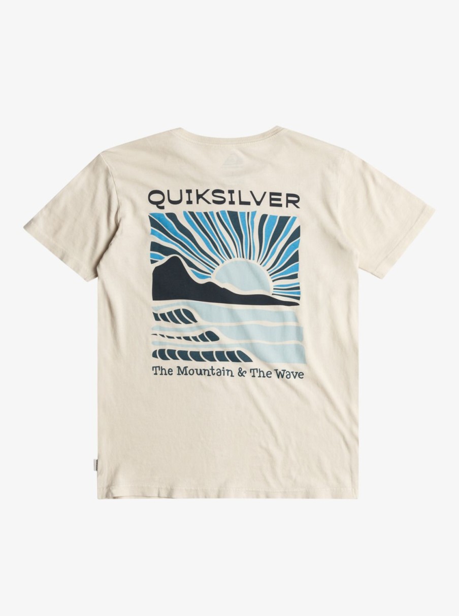 Garcon Quiksilver T-Shirts | Sea Brigade - T-Shirt Pour Garcon 8-16 Ans Birch