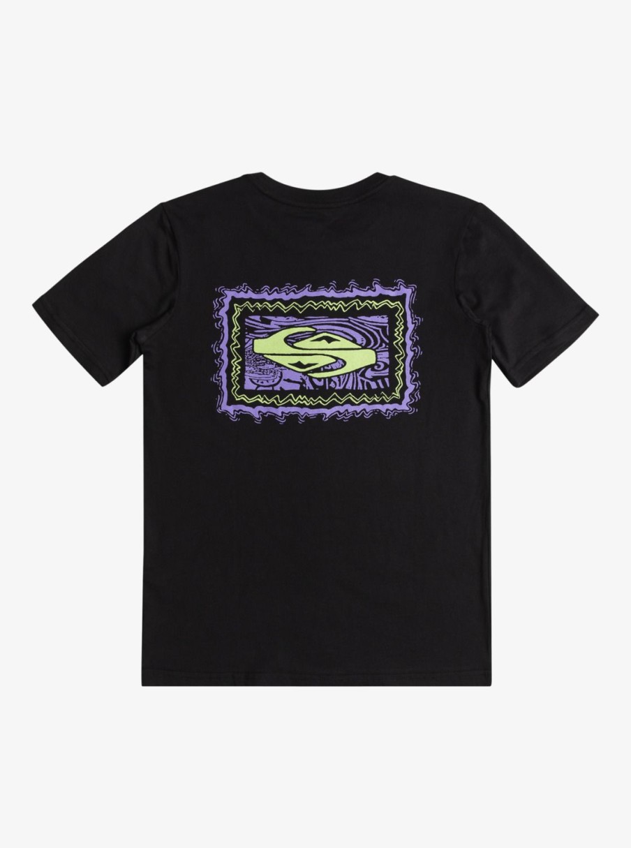 Garcon Quiksilver T-Shirts | Taking Roots - T-Shirt Pour Garcon 8-16 Black