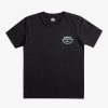 Garcon Quiksilver T-Shirts | Backside Snap - T-Shirt Pour Garcon 8-16 Ans Black