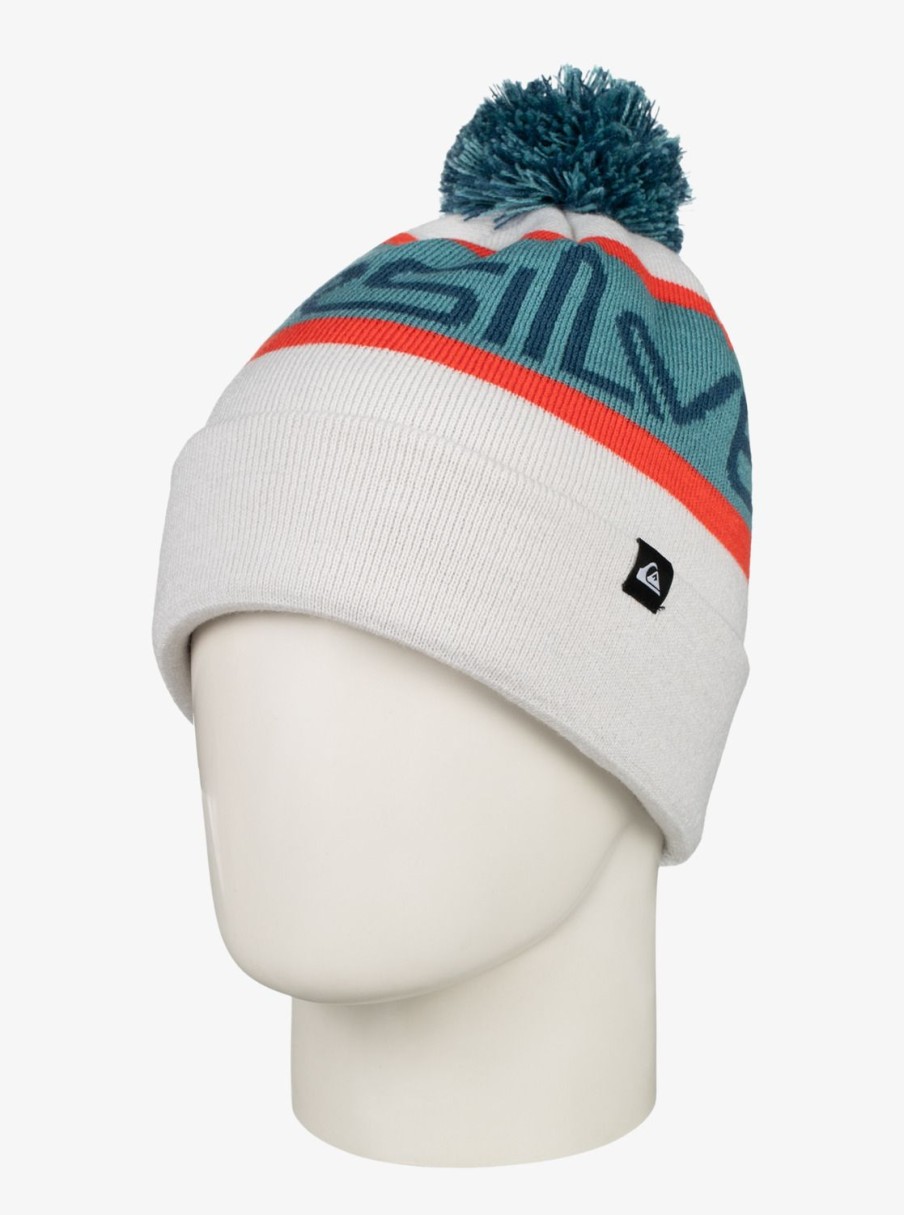 Homme Quiksilver Accessoires | Summit - Bonnet Pour Homme Nimbus Cloud