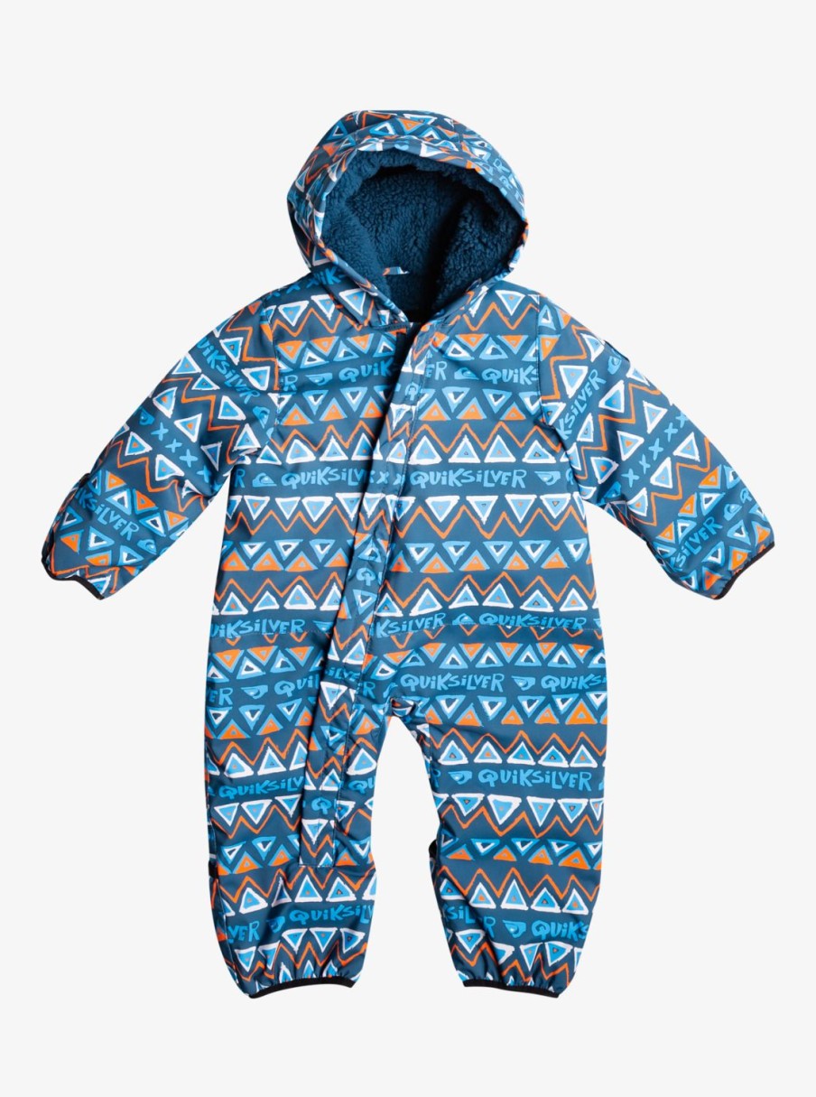 Garcon Quiksilver Accessoires | Baby - Combinaison De Snow Pour Baby Snow Pyramid Majolica Blue