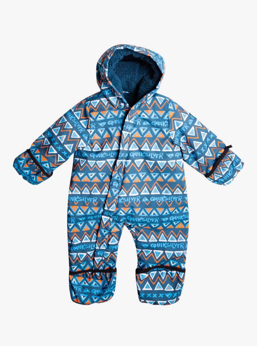 Garcon Quiksilver Accessoires | Baby - Combinaison De Snow Pour Baby Snow Pyramid Majolica Blue