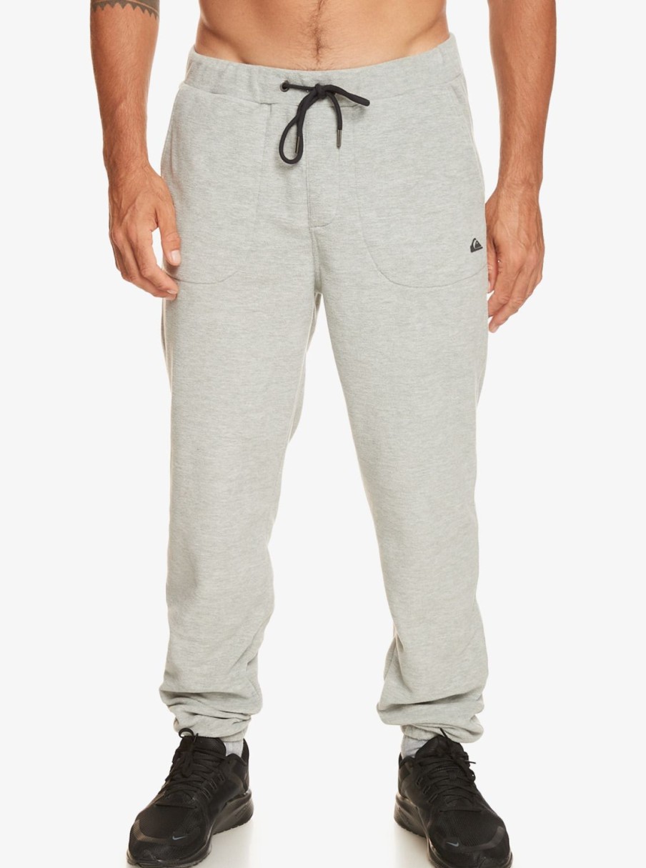 Homme Quiksilver Pantalons | Essentials - Pantalon De Jogging Pour Homme Light Grey Heather