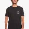 Homme Quiksilver T-Shirts & Polos | Clean Circle - T-Shirt Pour Homme Black