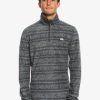 Homme Quiksilver Sweats & Pulls | Aker - Polaire Demi-Zip Pour Homme Aker Phantom