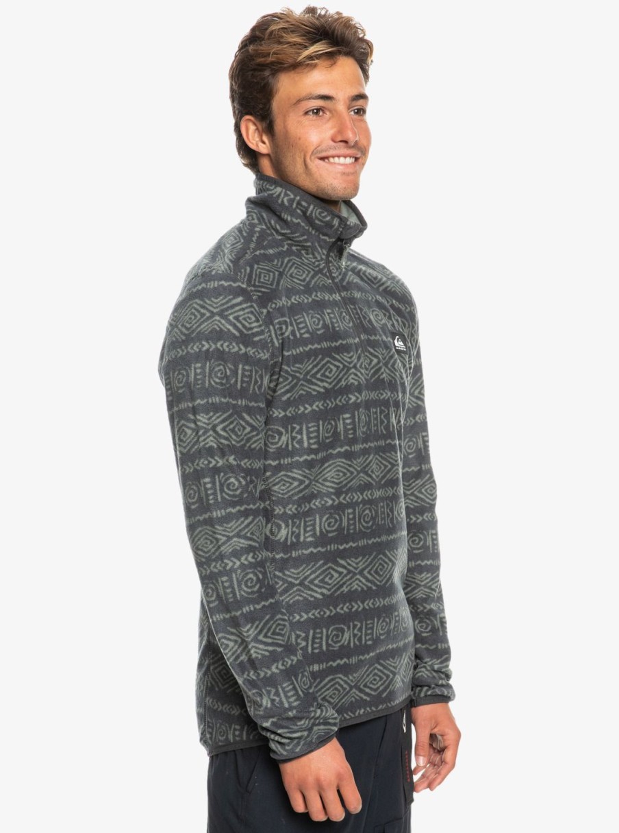 Homme Quiksilver Sweats & Pulls | Aker - Polaire Demi-Zip Pour Homme Aker Phantom