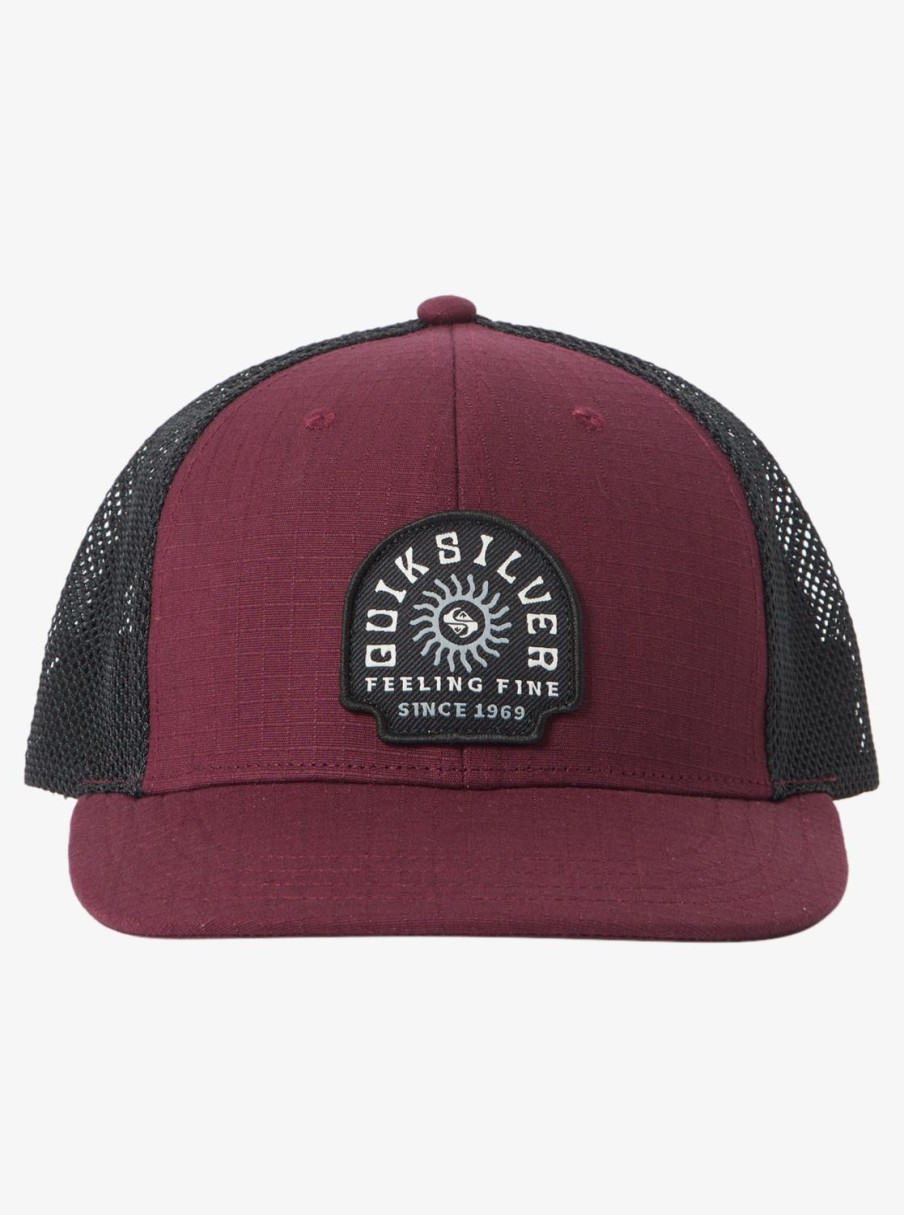 Homme Quiksilver Casquettes & Chapeaux | Dawner - Casquette Trucker Pour Homme Windsor Wine