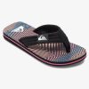 Garcon Quiksilver Tongs | Molokai Layback - Sandales Pour Garcon Black/Orange/Grey