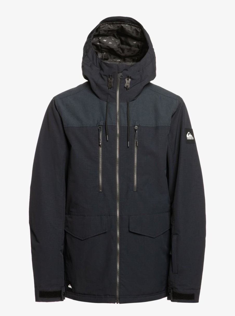 Homme Quiksilver Vestes De Snow | Fairbanks - Veste De Snow Technique Pour Homme True Black