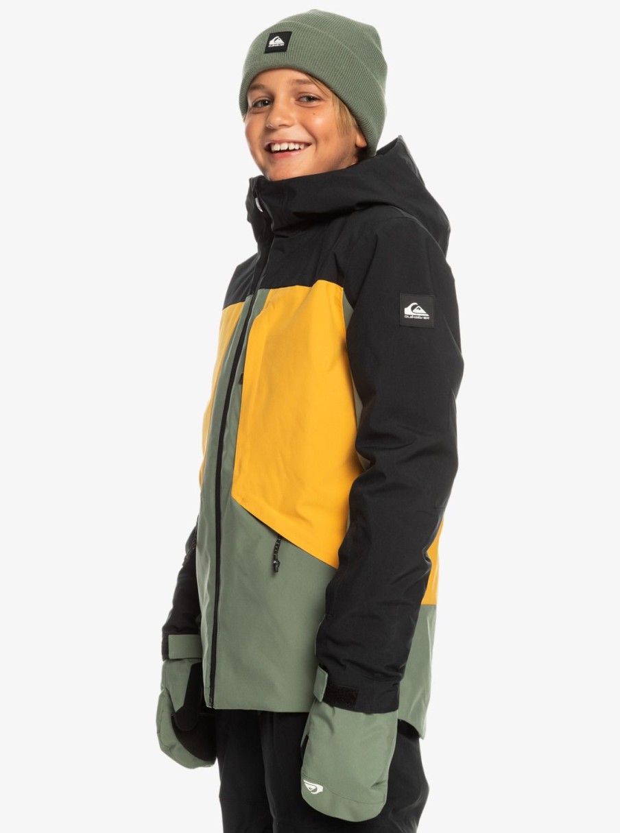 Garcon Quiksilver Accessoires | Ambition - Veste De Snow Technique Pour Garcon 8-16 Ans Laurel Wreath