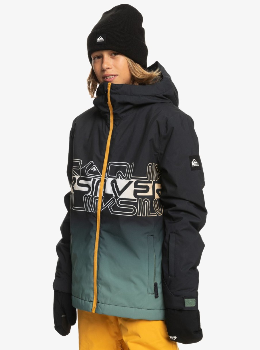 Garcon Quiksilver Accessoires | Mission Engineered - Veste De Snow Technique Pour Garcon 8-16 Laurel Wreath