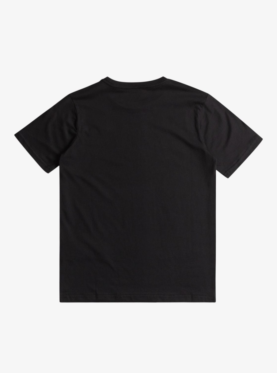 Garcon Quiksilver T-Shirts | Qs Rainbow - T-Shirt Pour Garcon 8-16 Black