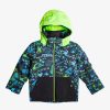 Garcon Quiksilver Accessoires | Little Mission - Veste De Snow Pour Garcon 2-7 Tattoo Heritage True Black