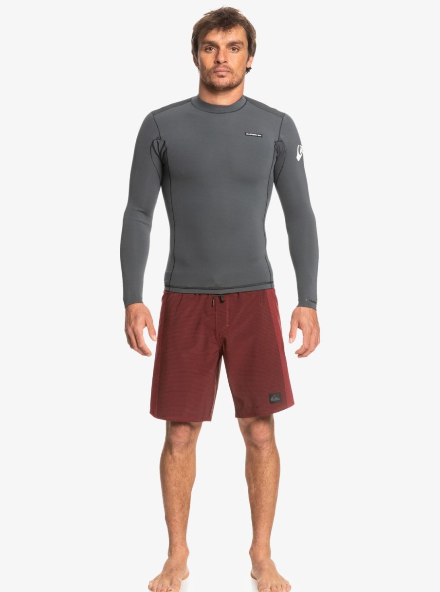 Homme Quiksilver Combinaisons De Surf | 1.5Mm Everyday Sessions - Top Neoprene Pour Homme Gun Metal