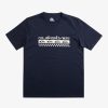 Garcon Quiksilver T-Shirts | Omni Check Turn - T-Shirt Pour Garcon 8-16 Ans Navy Blazer