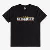 Garcon Quiksilver T-Shirts | Gradient Line - T-Shirt Pour Garcon 8-16 Black