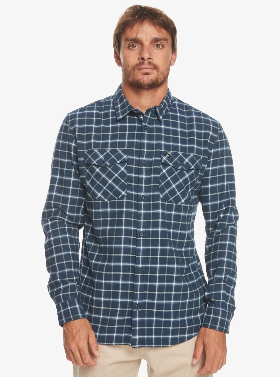 Homme Quiksilver Chemises | Dulsie - Chemise Manches Longues Pour Homme Naval Academy Dulsie