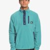 Homme Quiksilver Sweats & Pulls | No Destination - Polaire Col Montant Pour Homme Brittany Blue