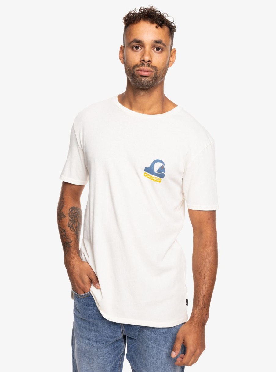 Homme Quiksilver T-Shirts & Polos | Andy Y Andy - T-Shirt Pour Homme Snow White