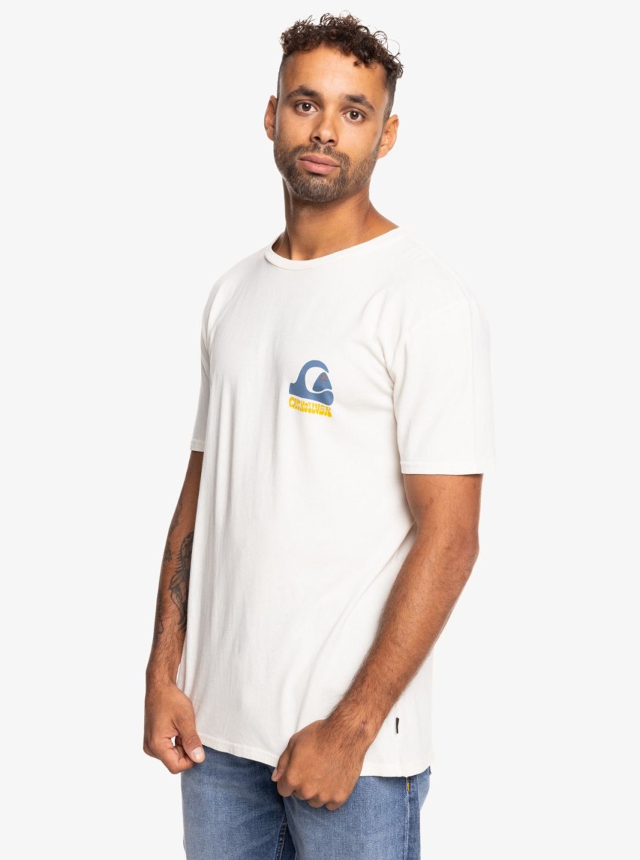 Homme Quiksilver T-Shirts & Polos | Andy Y Andy - T-Shirt Pour Homme Snow White