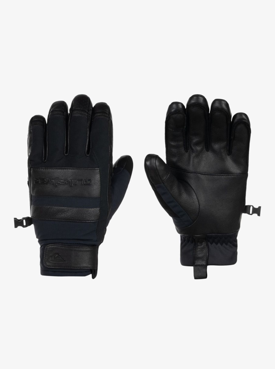 Homme Quiksilver Accessoires | Squad - Gants De Ski/Snowboard Pour Homme True Black