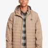 Homme Quiksilver Vestes & Manteaux | Scaly - Doudoune Pour Homme Fossil