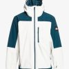 Homme Quiksilver Vestes De Snow | Ultralight 20K - Veste De Snow Technique Pour Homme Nimbus Cloud