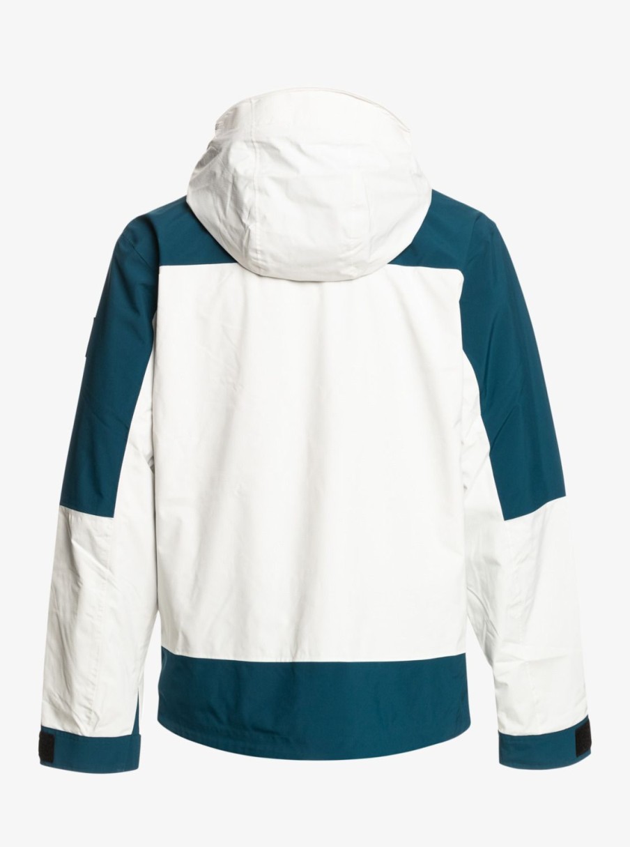 Homme Quiksilver Vestes De Snow | Ultralight 20K - Veste De Snow Technique Pour Homme Nimbus Cloud