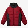 Garcon Quiksilver Vestes & Manteaux | Mirage Mix - Doudoune Pour Garcon 8-16 Tibetan Red