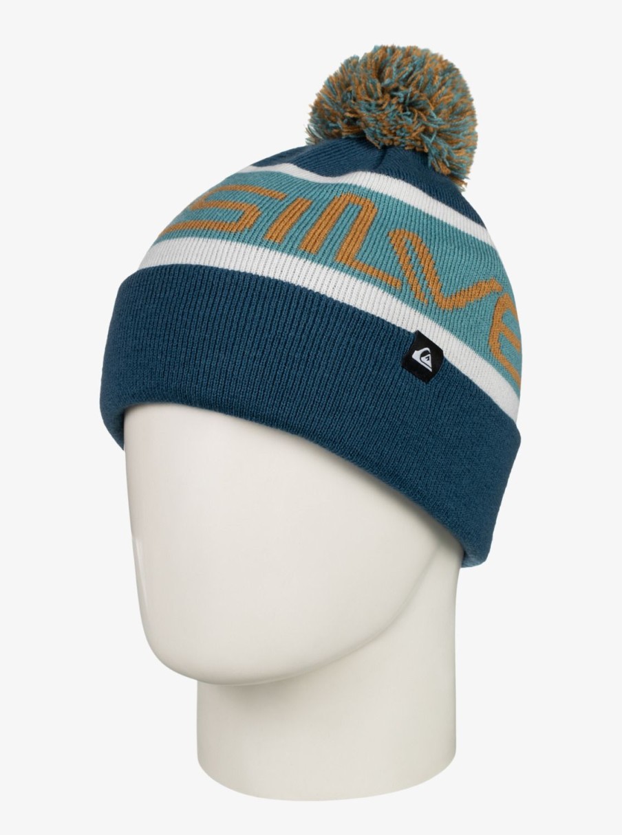 Garcon Quiksilver Accessoires | Summit - Bonnet Pour Garcon Majolica Blue