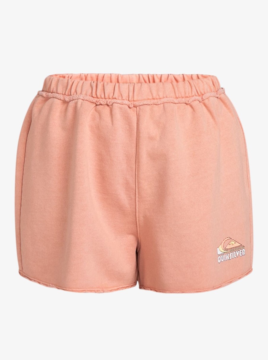 Femme Quiksilver | Uni - Short En Molleton Pour Femme Cafe Creme