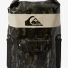 Homme Quiksilver Housses & Sacs De Surf | Sea Stash 20L - Sac A Dos De Surf Taille Moyenne Pour Homme Black Camoflage