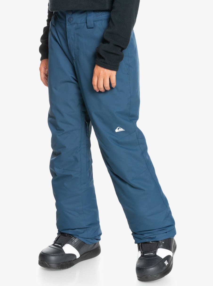 Garcon Quiksilver Accessoires | Estate - Pantalon De Snow Pour Garcon 8-16 Ans Insignia Blue