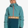 Garcon Quiksilver Accessoires | Steeze - Veste De Snow Technique Pour Garcon 8-16 Ans Brittany Blue