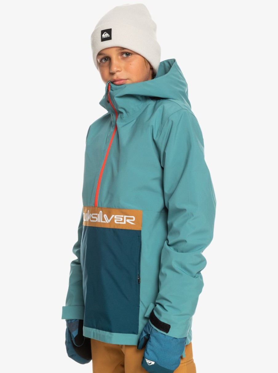 Garcon Quiksilver Accessoires | Steeze - Veste De Snow Technique Pour Garcon 8-16 Ans Brittany Blue