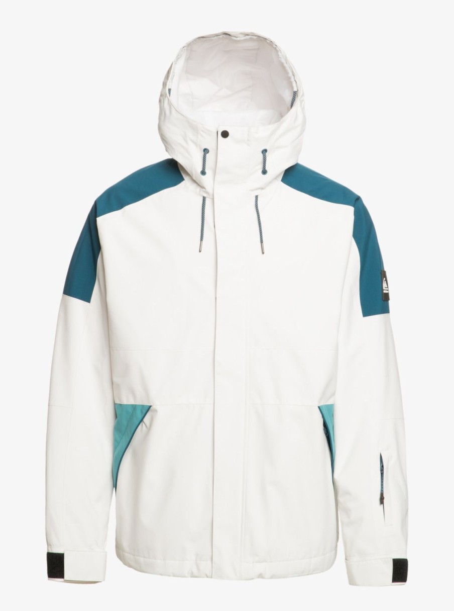 Homme Quiksilver Vestes De Snow | Radicalo - Veste De Snow Technique Pour Homme Nimbus Cloud