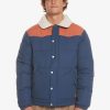 Homme Quiksilver Vestes & Manteaux | The - Veste Sherpa Pour Homme Naval Academy