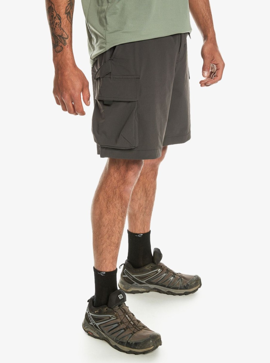 Homme Quiksilver Shorts | Run Ashore - Short Cargo Pour Homme Phantom