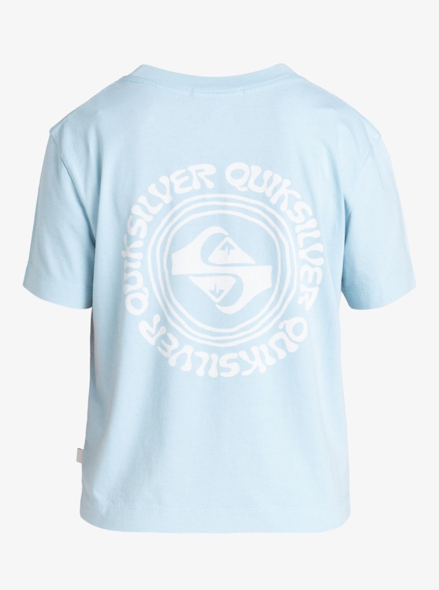 Femme Quiksilver | Uni - T-Shirt Court Pour Femme Clear Sky