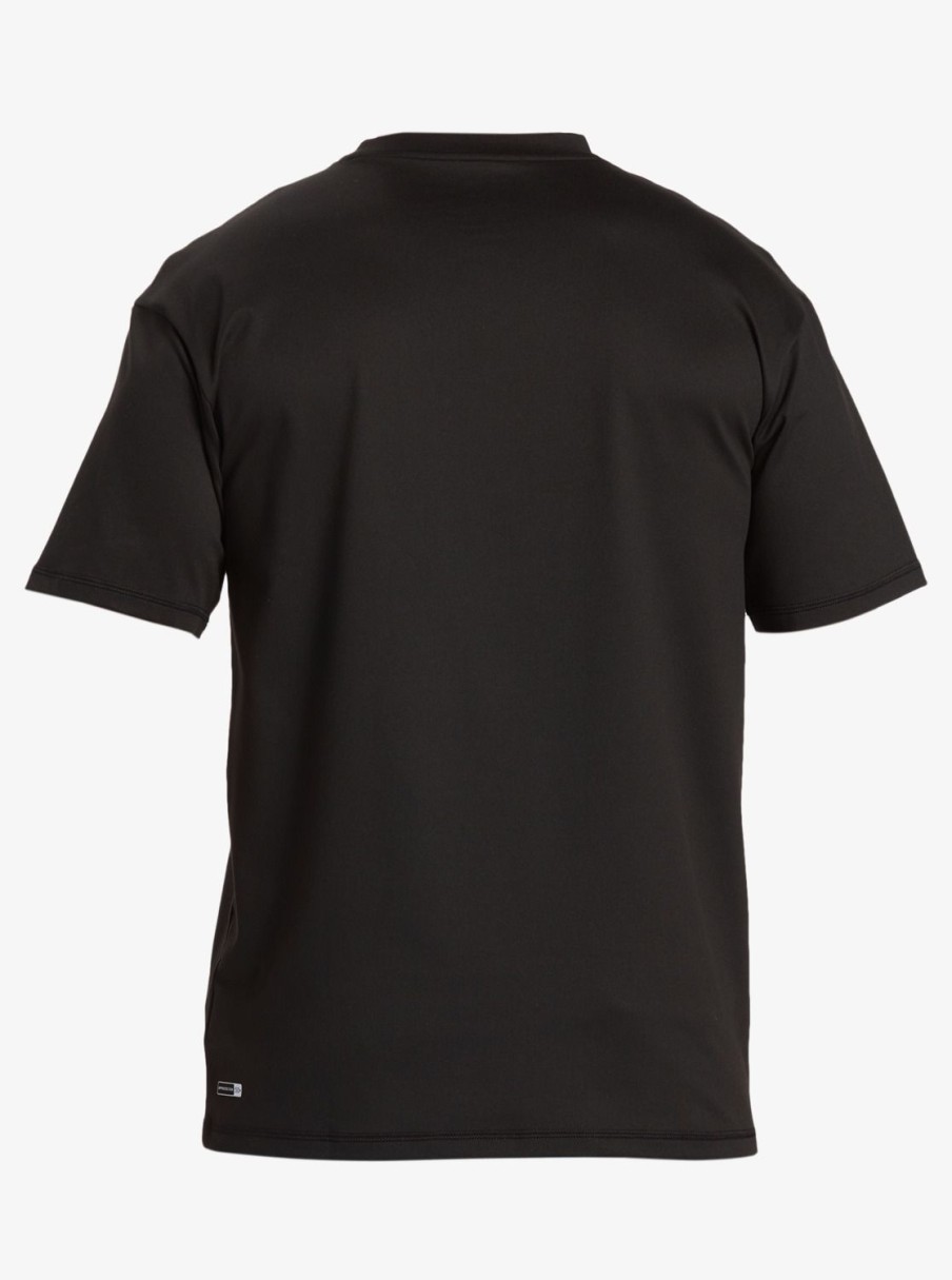 Homme Quiksilver Lycras & Surf-Tees | Omni Session - T-Shirt De Surf A Manches Courtes Pour Homme Black