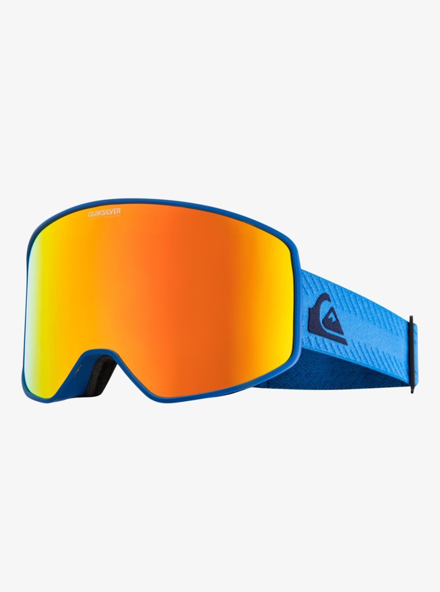 Homme Quiksilver Accessoires | Storm - Masque De Snow/Ski Pour Homme Bright Cobalt/Ml Orange S3