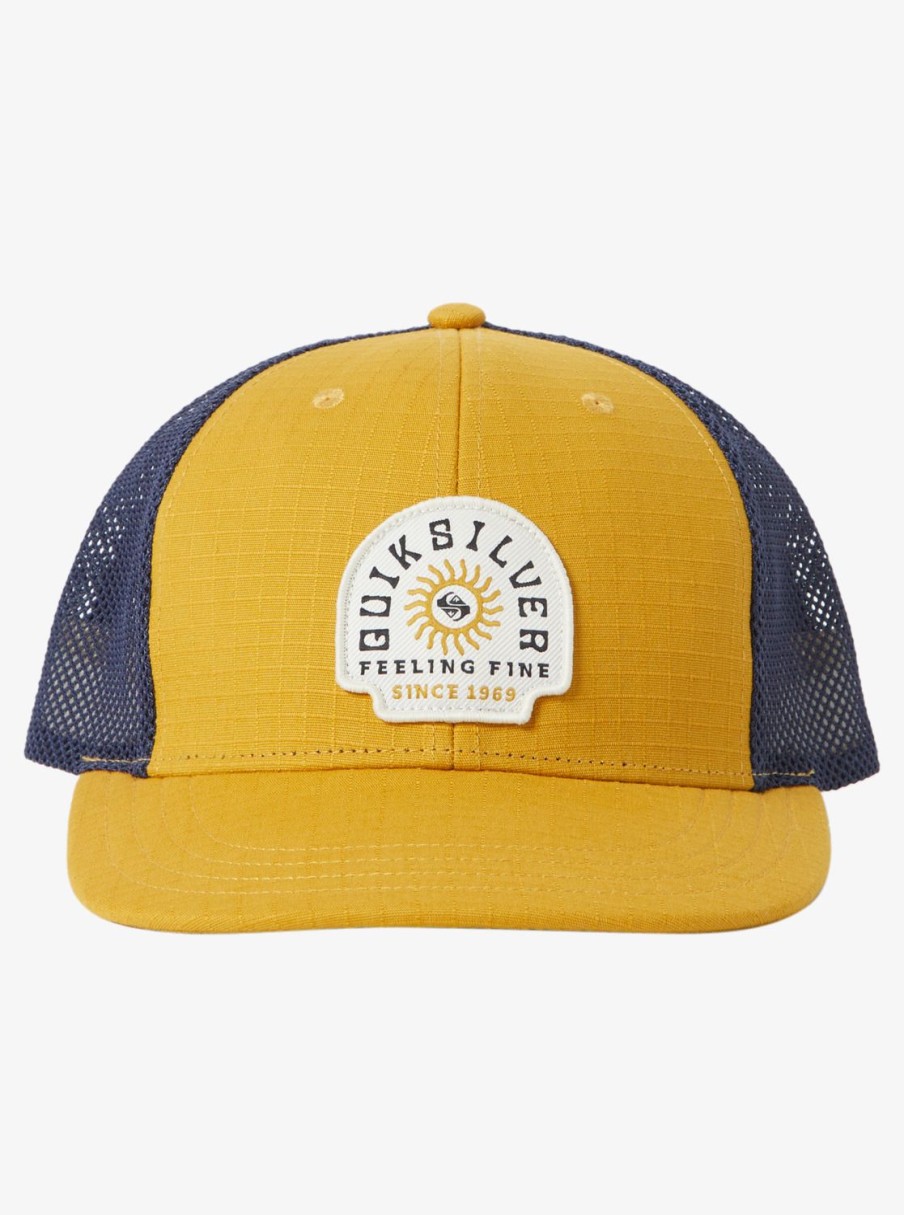 Homme Quiksilver Casquettes & Chapeaux | Dawner - Casquette Trucker Pour Homme Mustard