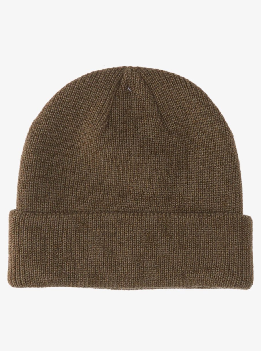 Homme Quiksilver Accessoires | Performer - Bonnet A Revers Pour Homme Major Brown