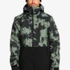 Homme Quiksilver Vestes De Snow | Mission - Veste De Snow Technique Pour Homme Tye Dye Laurel Wreath