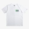 Garcon Quiksilver T-Shirts | Free Zone - T-Shirt Pour Garcon 8-16 Ans White