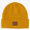 Garcon Quiksilver Accessoires | Performer - Bonnet A Revers Pour Garcon 8-16 Ans Mustard