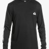 Homme Quiksilver Lycras & Surf-Tees | Omni Session - Surf Tee Manches Longues Upf 50 Pour Homme Black