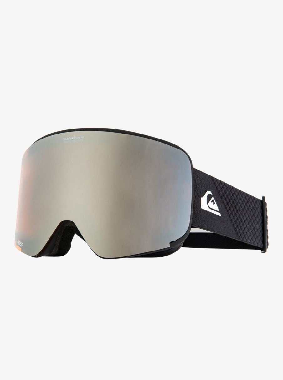 Homme Quiksilver Accessoires | Switchback - Masque De Ski/Snowboard Pour Homme Black/Clux Ml Silver S3