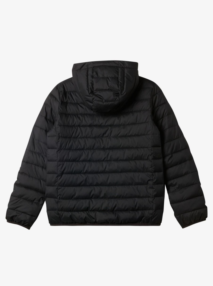 Garcon Quiksilver Vestes & Manteaux | Scaly - Doudoune Pour Garcon 8-16 Black