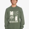 Homme Quiksilver Sweats & Pulls | Dowally - Pull Pour Homme Laurel Wreath